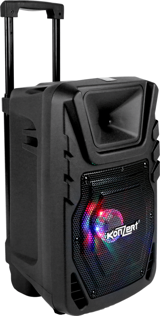 （新品） Powered Active PA System Loudspeaker Bluetooth w  Microphone 8-Inch Bass Su